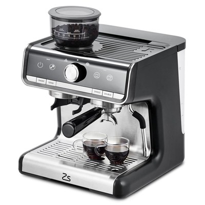Professional Espresso Machine with Grinder, 20 BAR Pump, PID Temperature Control, Conical Burr Grinder, Milk Frother