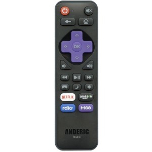 Anderic RR-LC-16 with GAME key for Sharp Roku Enhanced TV Remote Control - 1 of 3