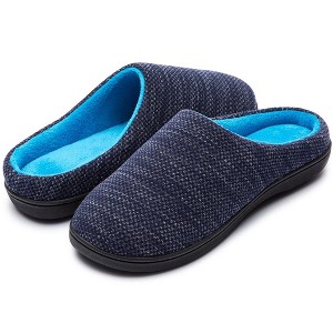 RockDove Women's Birdseye Knit Two-Tone Memory Foam Slipper - 1 of 4