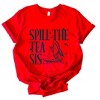 Simply Sage Market Spill The Tea Sis Boat Short Sleeve Tee - 3 of 4