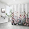 LunaLulinlk Colorful Flowers Shower Curtain for Bathroom - 3 of 4