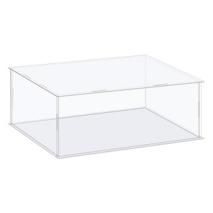 Unique Bargains Acrylic Dustproof Protection Showcase for Collectibles Display 1 Pcs - 1 of 3