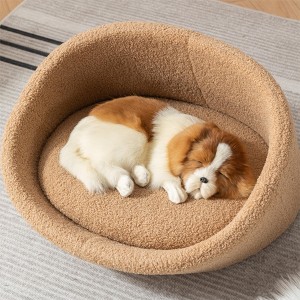 Pang Dog Car Bed,Teddy Bear Dog Beds for Small Medium Dogs,Non-Slip Bottom Cat Couch Bed,Waterproof Memory Foam Indoor Pet Sofa Bed-Maison Boucle - 1 of 4