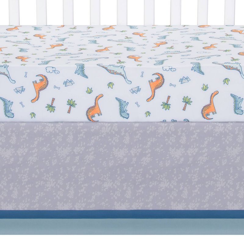 Sammy &#38; Lou Dinosaur Million Years Baby Nursery Crib Bedding Set - 4pc, 5 of 9