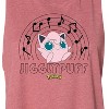 Women's Pokémon Jiggypuff Music Notes Graphic Racerback Tank - Heather Mauve - Small - 2 of 3