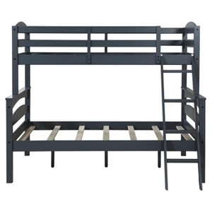 Maddox Bunk Bed (Twin Over Full) Gray - Dorel Living