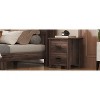 Okak Wooden 5-Drawer Tall Dresser for Bedroom Retro Country Style, Chest of Drawers Closet Storage Cabinet Organizer for Living Room, Hallway - 4 of 4