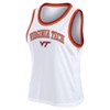 NCAA Virginia Tech Hokies Women's White Mesh Tank Top - 2 of 3