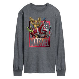 Men's - Marvel - Guardians of the Galaxy Long Sleeve Graphic T-Shirt - 1 of 4