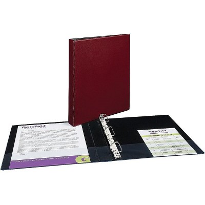 Avery Durable 1" 3-Ring Non-View Binder Burgundy (27252) 326850