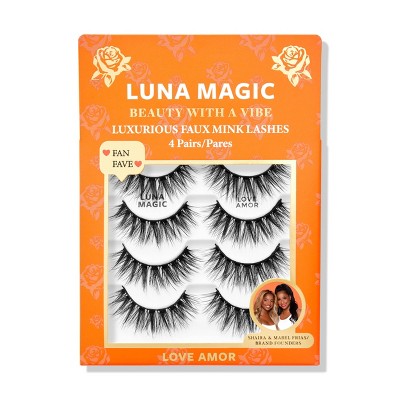 Luna Magic Love Amor Lashes - 4pc : Target