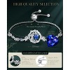 Tree of Life Birthstone Bracelet, Sterling Silver Charm Bracelet with Gemstone, Anniversary Birthday Christmas Gift for Women - 4 of 4