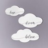 The Lakeside Collection Baby Nursery Decor - 3-Pc. Cloud Wall Sign - 4 of 4