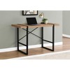 Monarch Specialties Computer Desk Home Office Laptop 48InchL Work Metal Laminate Brown Black Contemporary Modern - 2 of 4