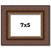 PosterPalooza | Photo Size Traditional Brown Picture Frame - UV Acrylic, Foam Board Backing, Hanging Hardware - 2 of 4