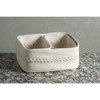 Assorted Set of 3 Dharma Organizer Baskets  - Off-White - Shiraleah - 2 of 4