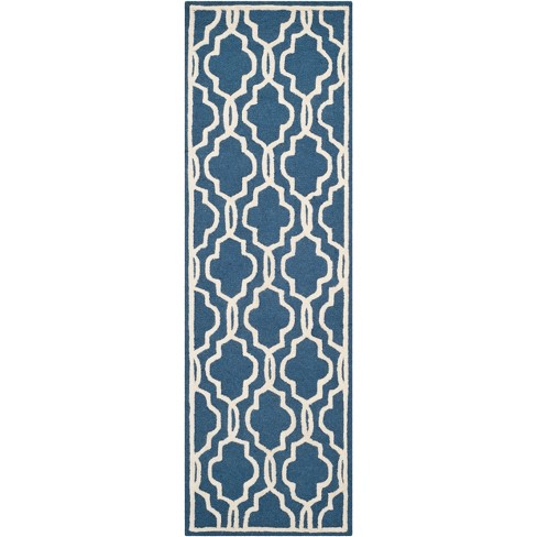 Safavieh Cambridge Navy / Ivory Area Rug; 2' x 3