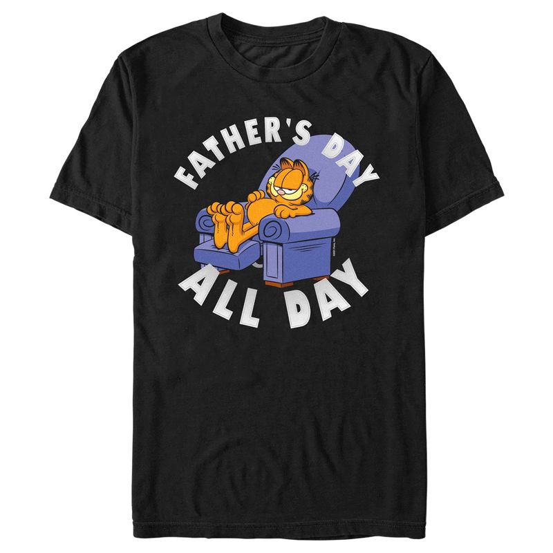 Men's Garfield Father's Day All Day T-Shirt, 1 of 6