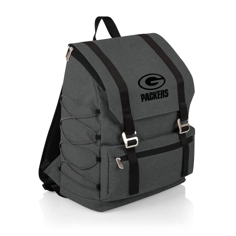 NFL Green Bay Packers On The Go Traverse Cooler Backpack - Heathered Gray, 3 of 6