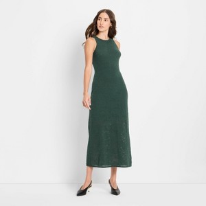 Women's Lace Midi Sweater Dress - Future Collective - 1 of 3