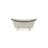 Cheung's Lavande Metal Fleur-de-Lis Mini Tub Decor - Gray - 4 of 4