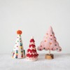 Storied Home Handmade Wool Felt Tree with Beads, Embroidery and Pom Poms, Multicolor - 2 of 4