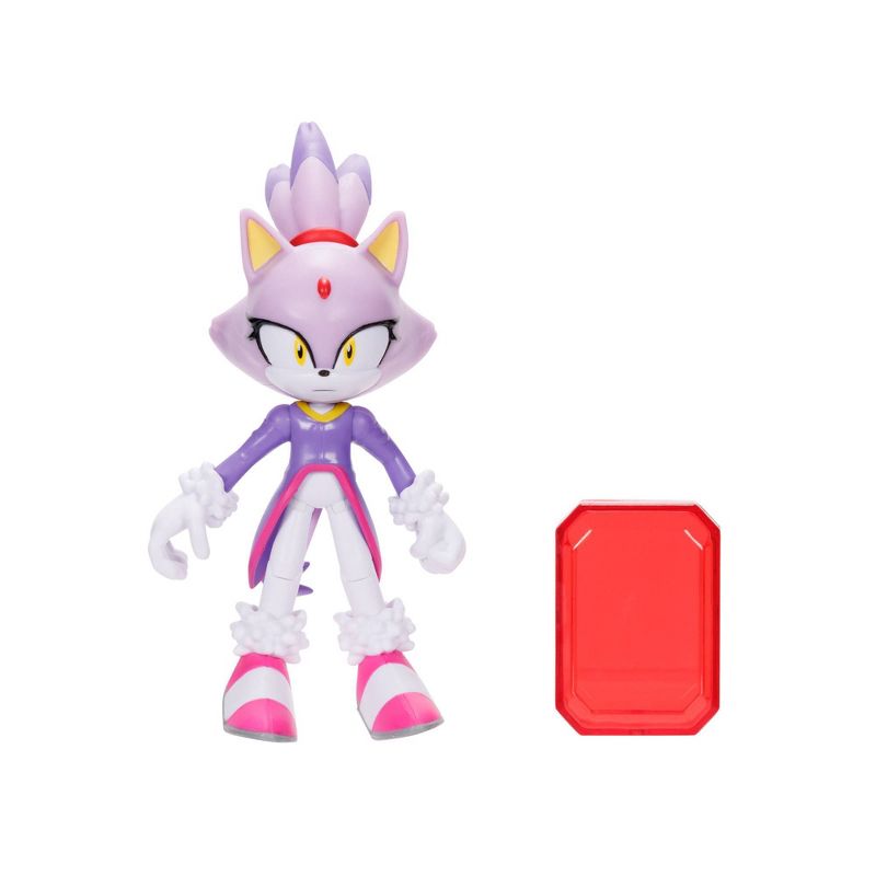 Sonic the Hedgehog Blaze with Sol Emerald Action Figure, 1 of 8