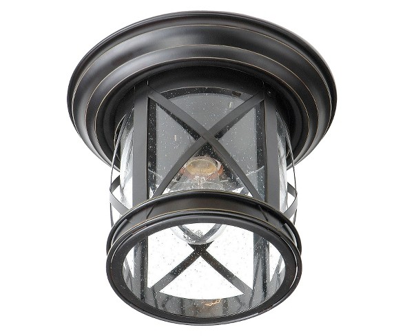 Tennessee Flush-mount Light In Bronze