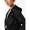 ellos Women's Plus Size Hooded Anorak Jacket - image 4 of 4