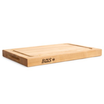John Boos Reversible 21" Au Jus Carving Cutting Board with Juice Groove