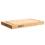 John Boos Block BBQBD Reversible Cutting/Carving Board with Juice Groove, 18 x 12 x 1.5 Inch, Solid Maple Wood