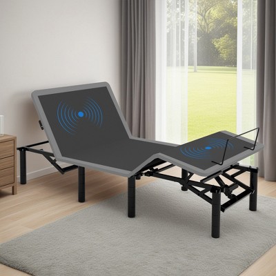 Lycvki Adjustable Bed Frame with Massage Head and Foot Incline