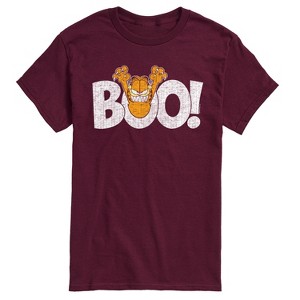 Men's - Garfield - Halloween Garfield Boo Short Sleeve Graphic T-Shirt - 1 of 4