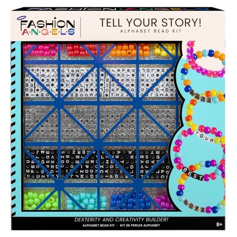 Fashion Angels 800+ Bead Tell Your Story Alphabet Bracelet Kit : Target