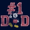 Mens Mickey & Friends Father's Day Mousey #1 Dad Long Sleeve Shirt - 2 of 4