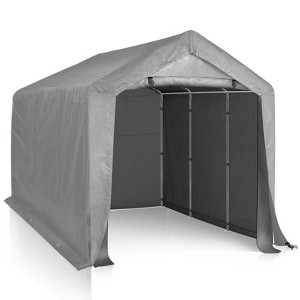 Karl Home | 8 ft. W x 12 ft. D Metal and PE Cloth Storage Shed (96 sq. ft.) - 1 of 3
