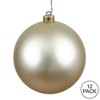 Vickerman Champagne Ball Ornament - 3 of 4