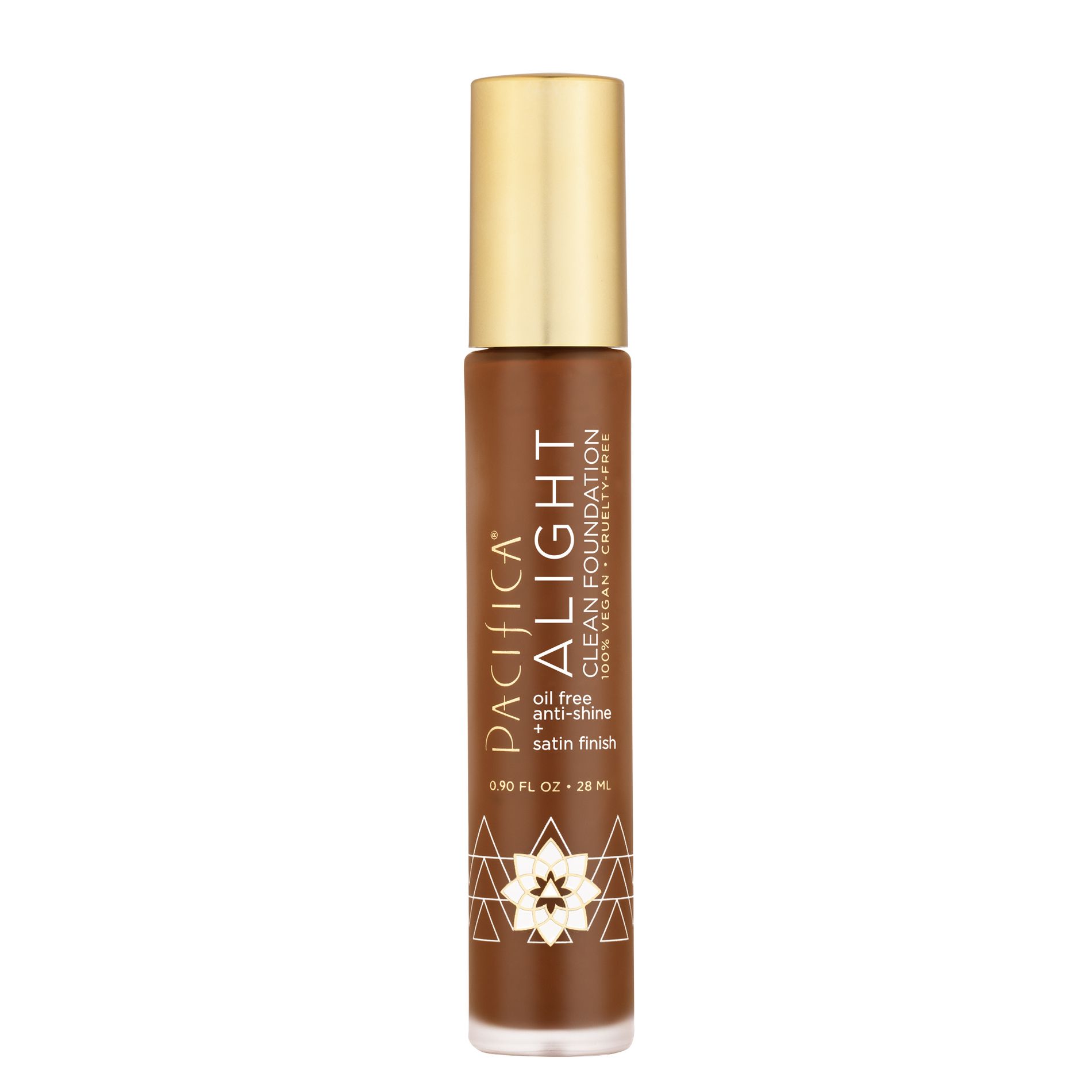 Pacifica Alight Clean Foundation - 01CD Cool Deep - 0.9 fl oz: Moisturizing, Full Coverage, Liquid, Paraben-Free