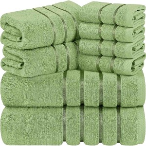 BAGOKIE 8 Piece Cotton Blend Towel Set - 1 of 4
