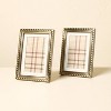 3.5"x5" 2pc Picture Frame Brass Finish - Hearth & Hand™ with Magnolia - 3 of 4