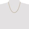 Black Bow Jewelry 2.5mm, 14k Yellow Gold, Handmade Solid Rope Chain Necklace - 2 of 4