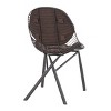 Syemin Dining Chairs Modern Set of 2 Bar Stools Stylish Counter Height and Bar Height Bar Stools Dining Room Bar Chairs, Brown, 25.5"*19.25"*36" - 2 of 4