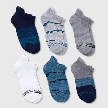 Hanes Boys' Originals 6pk Heel Shield Socks Blue