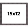 PosterPalooza | Slim Profile Brown Picture Frame - UV Acrylic, Backing Board, Hanging Hardware Included - 2 of 4