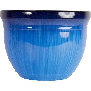 Gardener's Select Madison Planter, Blue Drip, 15in - 1 of 2