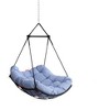Hammock Chair Swing with Cushion - Outdoor Indoor Hanging Hammock Chair for Patio, Porch, Bedroom, Garden, Courtyard, Balcony - 2 of 4