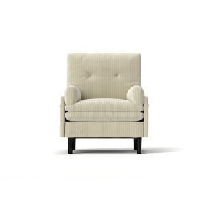 Corduroy Multi-Functional Adjustable Sofa with Convertible Lounge Chair and Guest Bed for Living Room - 1 of 4