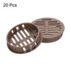 Unique Bargains Bathroom Office Kitchen Plastic Circular Soffit Air Vents Cover 20 Pcs - 3 of 4