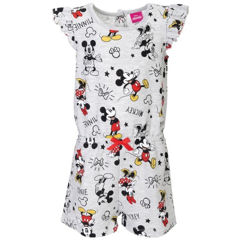 Farmacologie Zenuw beweeglijkheid Disney Minnie Mouse Mickey Mouse Nightmare Before Christmas Pixar Toy Story  Lion King Baby Girls Romper Infant To Big Kid : Target