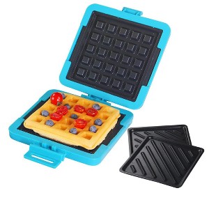 Itopfox Microwave Toaster Sandwich Maker, Waffle Maker, Panini Press, Dishwasher Safe, No Electricity, Fast Cooking, Time Saving, Portable for Travel - 1 of 4